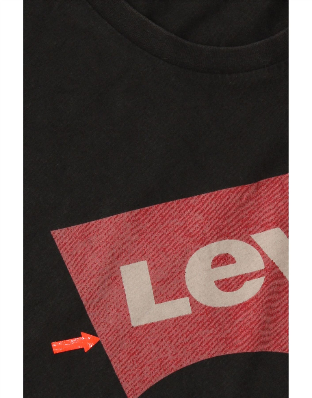Levi's Herren-T-Shirt mit Grafik, XL, schwarze Baumwolle