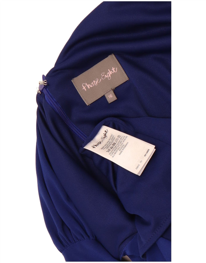 Ärmelloses Damen-Maxikleid von Phase Eight, Größe L, Blau, Polyester