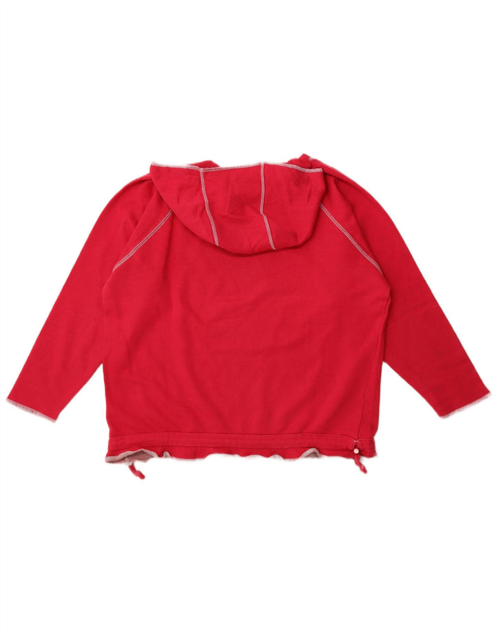 Nike Damen Kapuzenpullover UK 16 Large Rosa Baumwolle