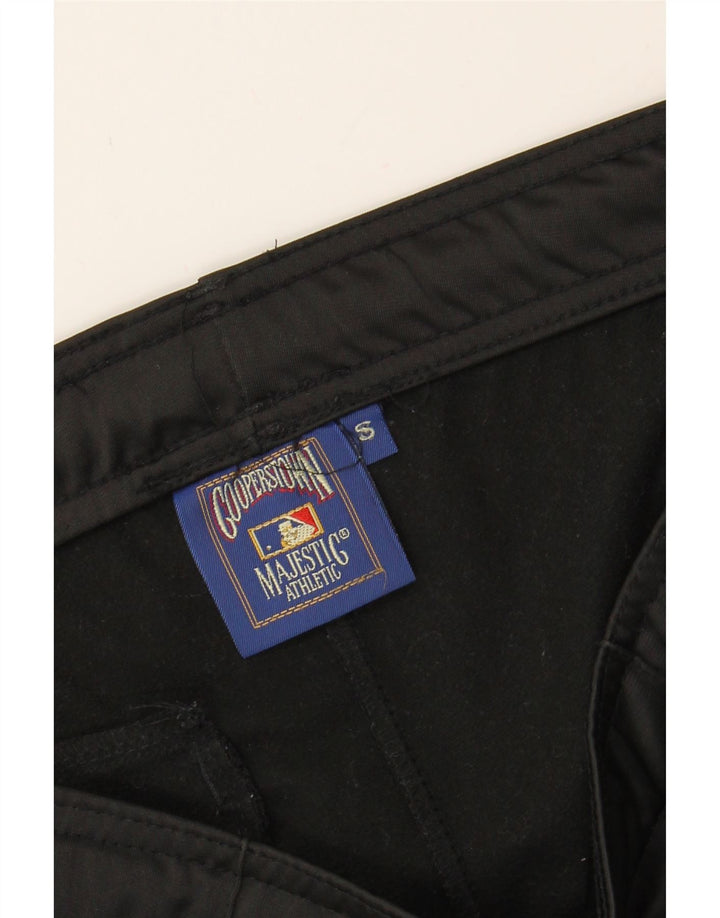 COOPERS TOWN Mens Tracksuit Trousers Small  Black Polyester Vintage Coopers Town and Second-Hand Coopers Town from Messina Hembry 
