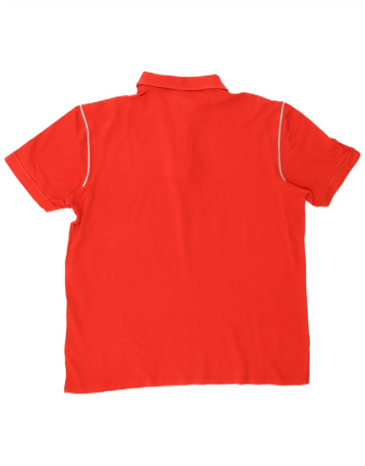 Trussardi Herren-Poloshirt 2XL aus roter Baumwolle