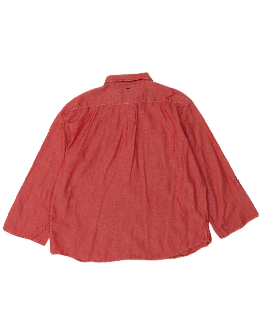 G-Star Damen-Pulloverhemd mit 3/4-Ärmeln, UK 18, XL, rote Baumwolle