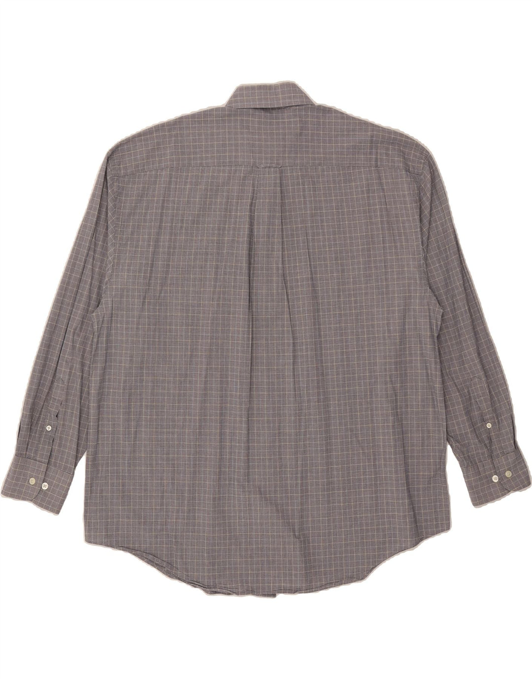 NAUTICA Mens Shirt 2XL Grey Check Cotton Vintage Nautica and Second-Hand Nautica from Messina Hembry 