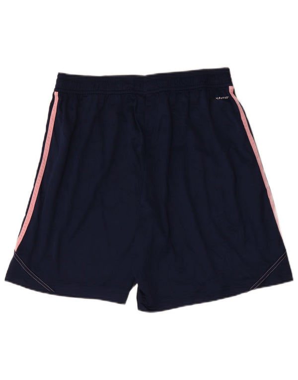 Adidas Damen Aeroready Sport Shorts UK 18 XL Marineblau Polyester