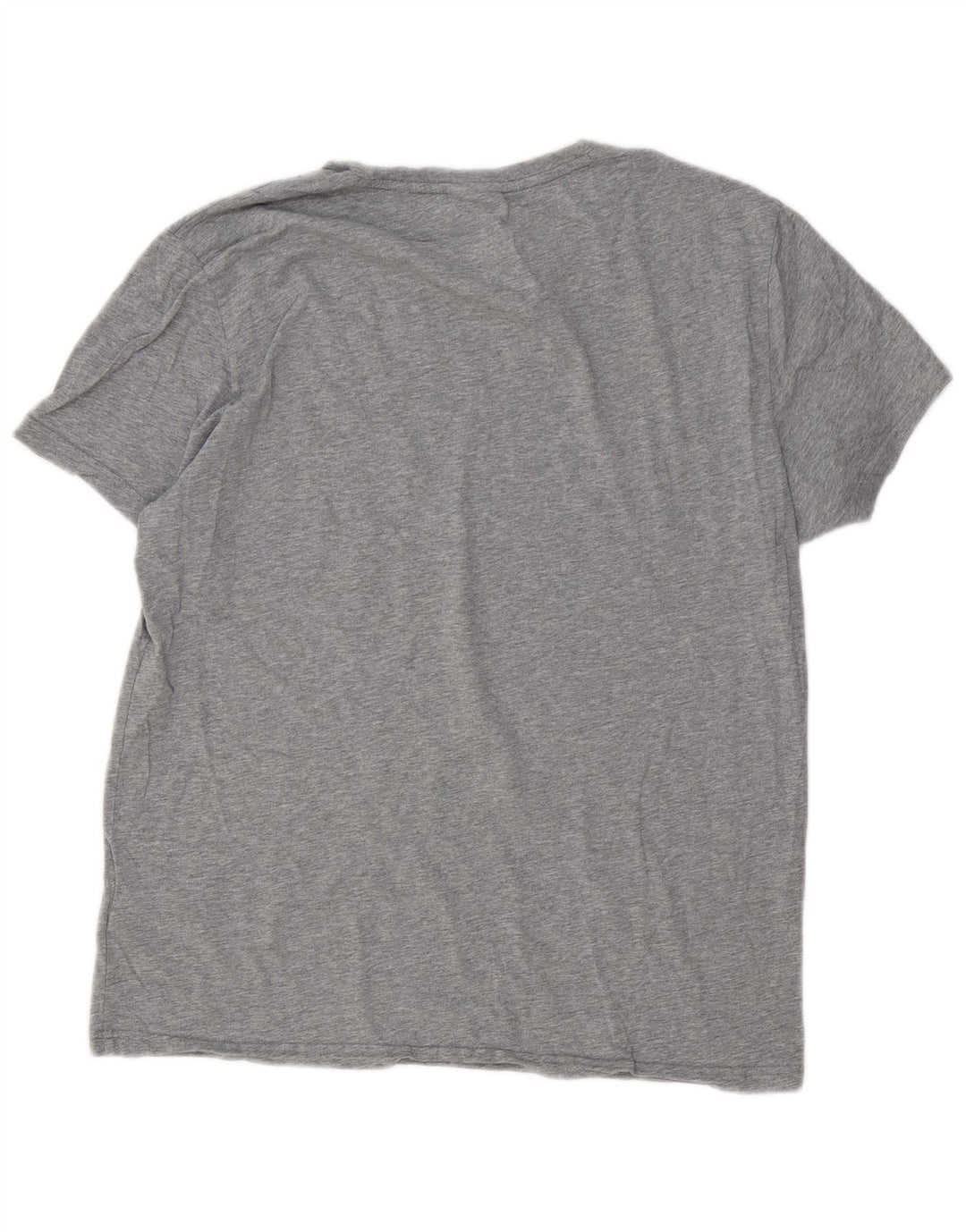 Gant Herren-T-Shirt mit Grafik, Größe L, aus grauer Baumwolle