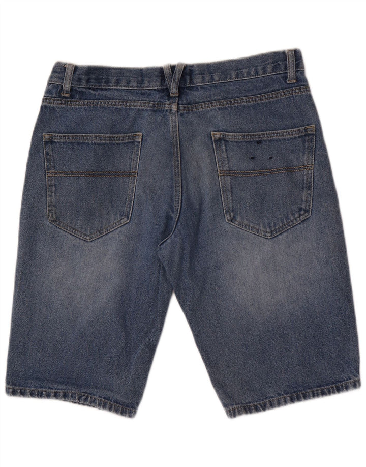 Pierre Cardin Herren-Jeansshorts, mittelgroß, W32, blaue Baumwolle