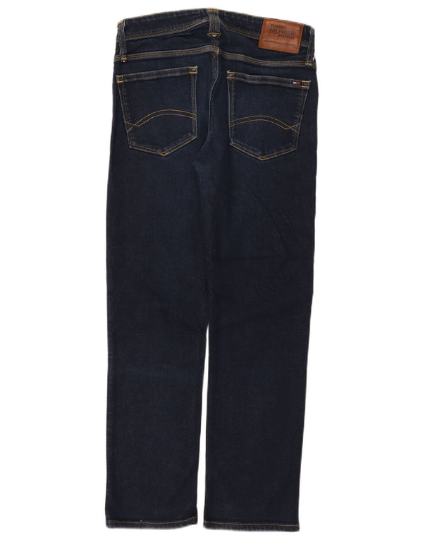 Tommy Hilfiger Herren Straight Jeans W32 L28 Marineblau Baumwolle