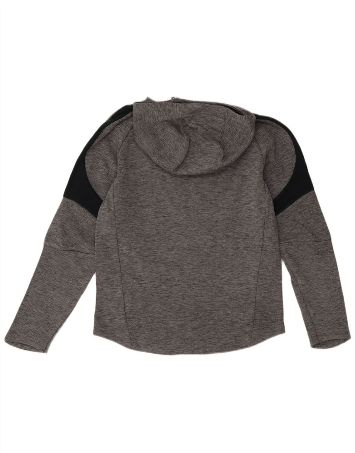 Puma Herren Kapuzenpullover, Größe S, Grau, Colourblock-Baumwolle