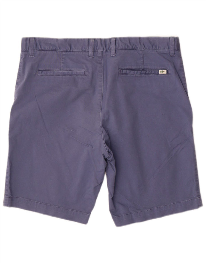Lacoste Herren-Chinoshorts mit schmaler Passform, Größe 46, L, W36, Blau