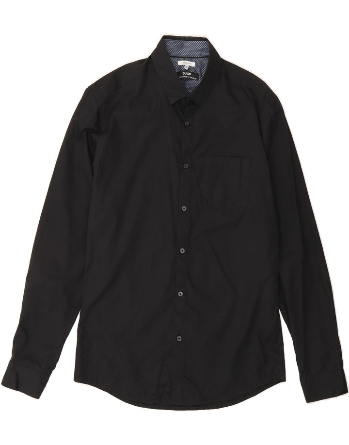 JOULES Mens Regular Shirt Small Black Cotton Vintage Joules and Second-Hand Joules from Messina Hembry 