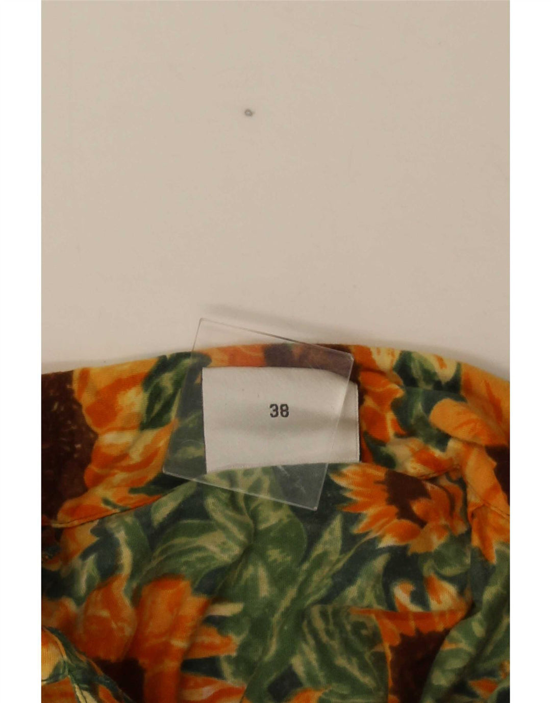 Vintage Damen Kurzarmshirt EU 38 Medium Mehrfarbig geblümt
