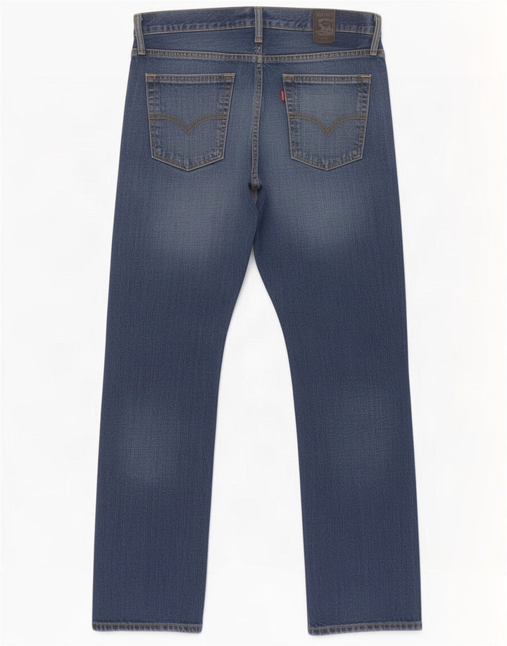 Levi's Herren 514 Straight Jeans W32 L32 Blaue Baumwolle