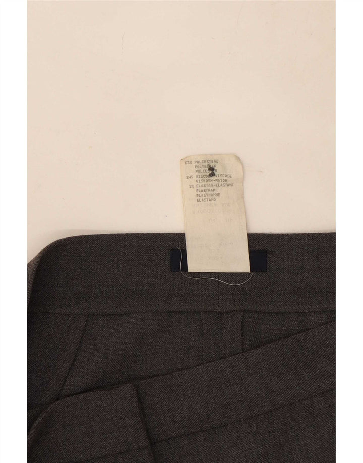 Emporio Armani Damen Bleistiftrock IT 42 Medium W28 Grau Polyester