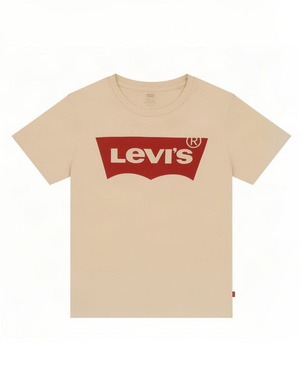 Levi's Damen Grafik-T-Shirt-Oberteil UK 6 XS Weiß