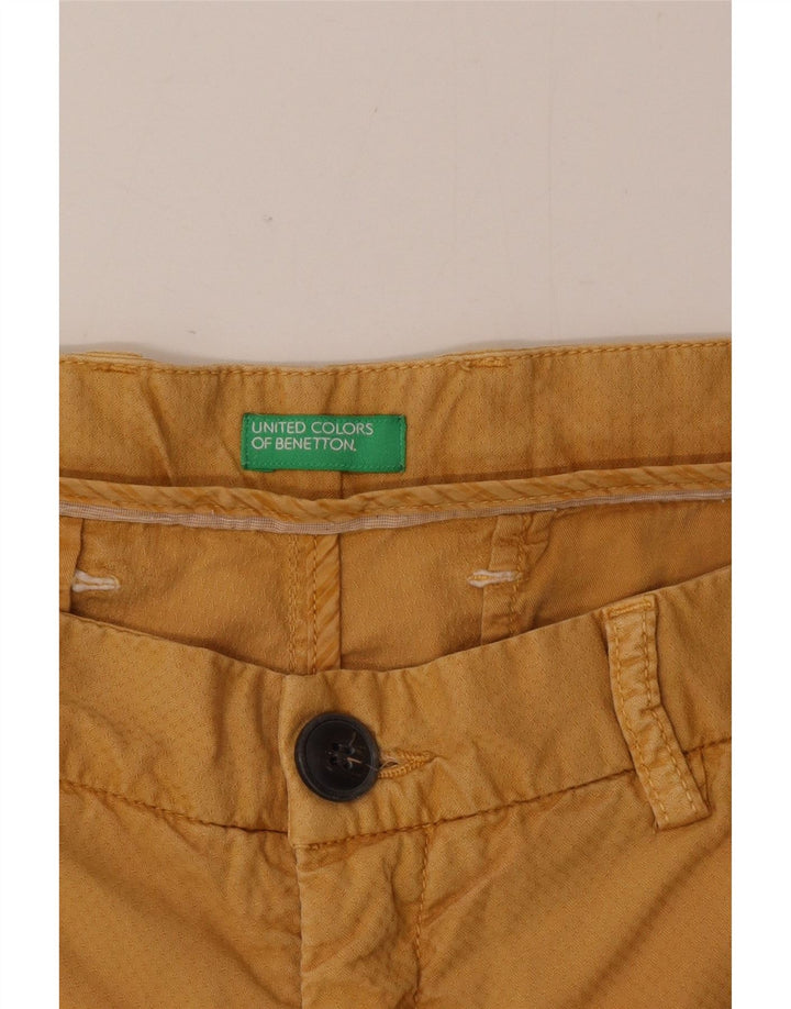 Benetton Herren Chinoshorts W38 XL Braun