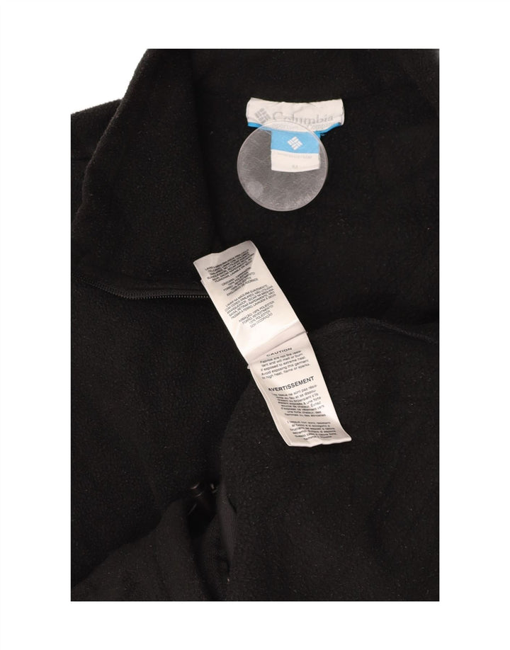 COLUMBIA Herren Fleecejacke UK 38 Medium Schwarz Polyester