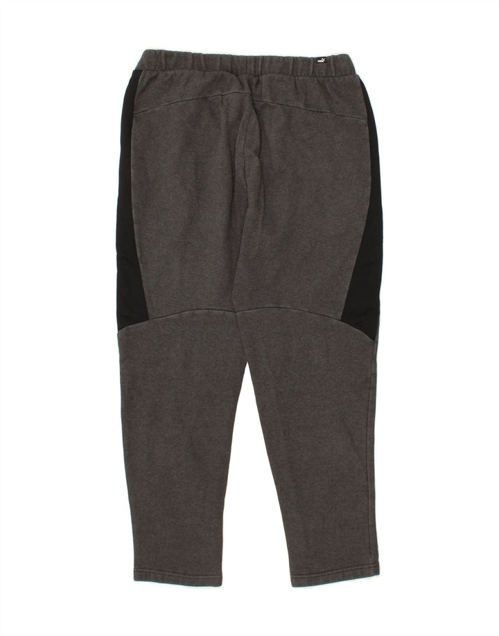 PUMA Mens Graphic Tracksuit Trousers Large  Grey Colourblock Vintage Puma and Second-Hand Puma from Messina Hembry 
