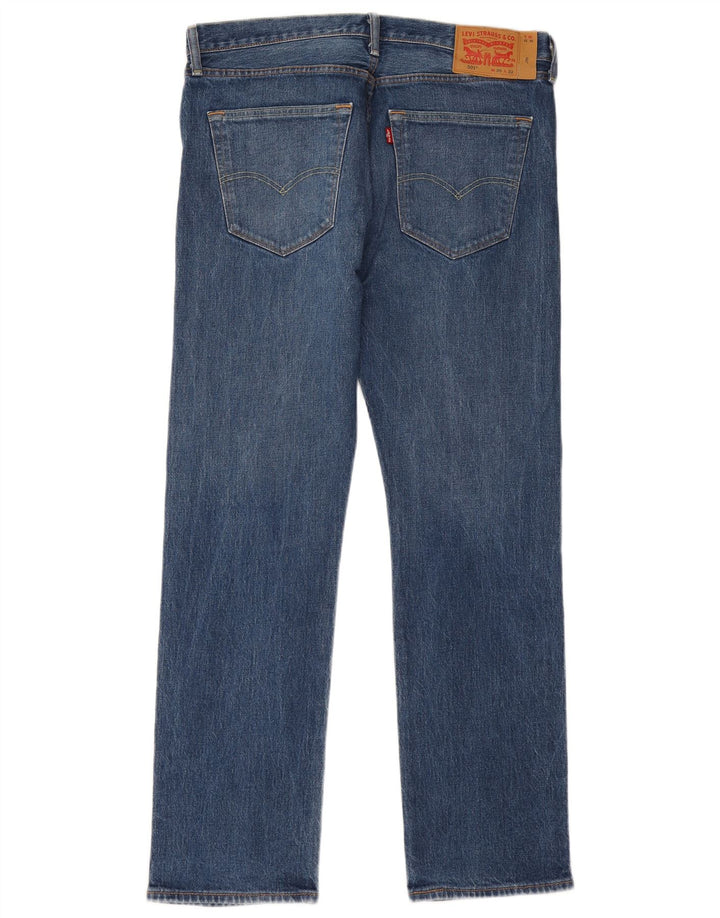 Levi's Herren 501 Straight Jeans W36 L32 Blaue Baumwolle