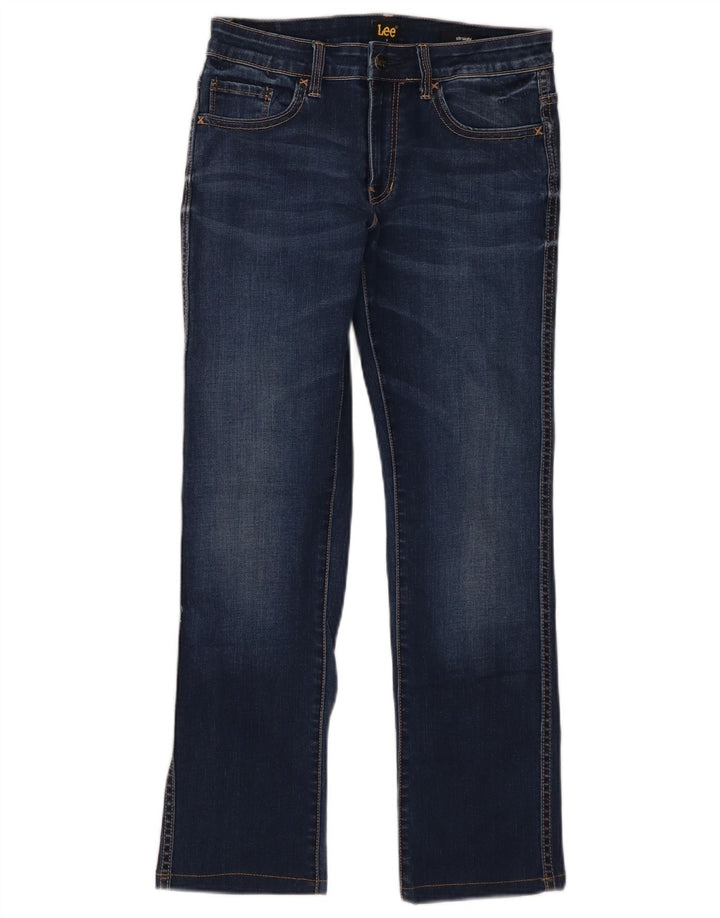 Lee Damen Bootcut-Jeans US 9 Medium W28 L27 Blaue Baumwolle