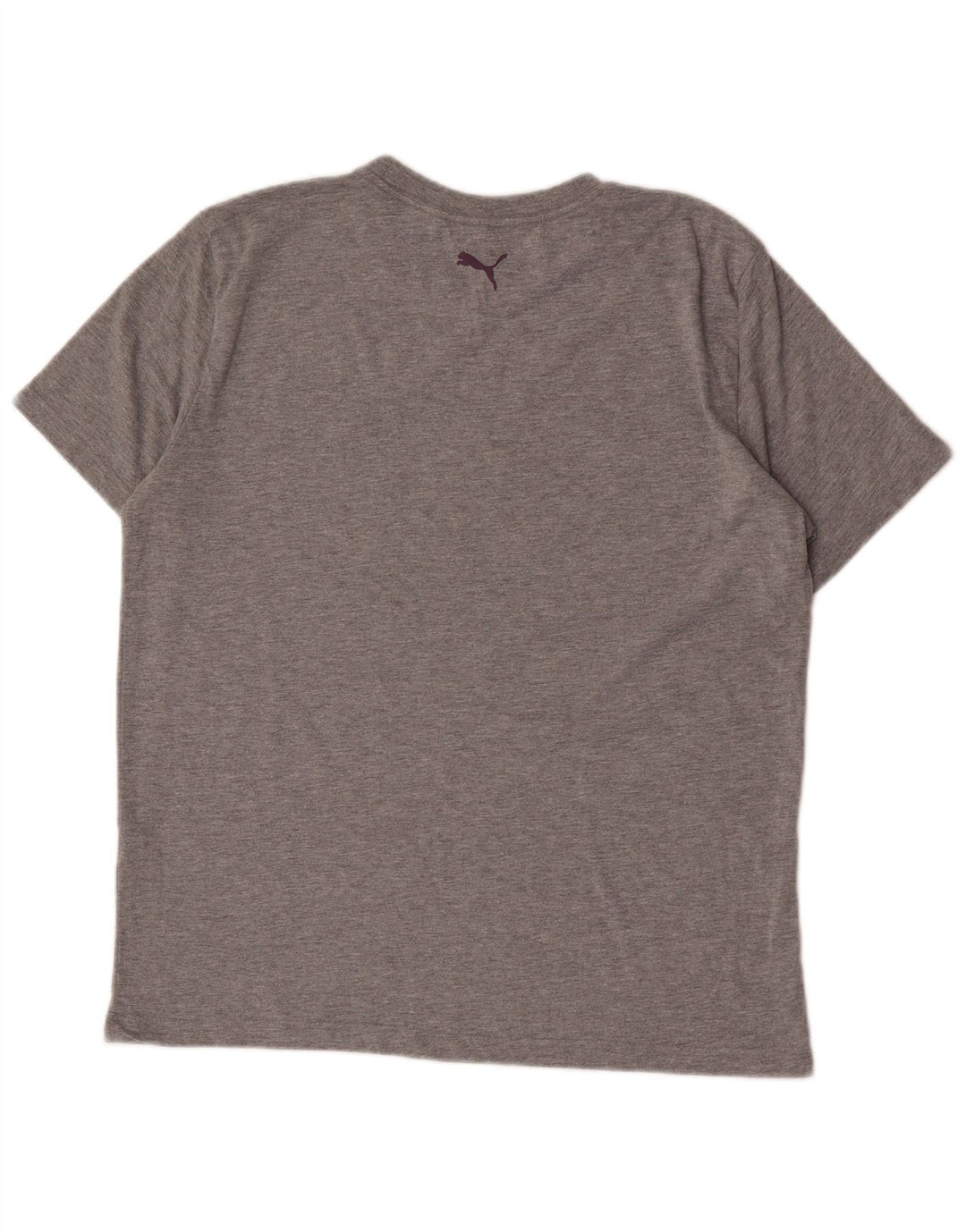 Puma Herren-T-Shirt mit Grafik, groß, grau gesprenkelte Baumwolle