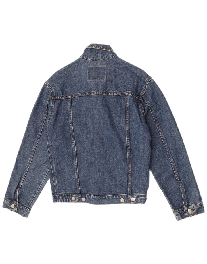 Vintage Damen Jeansjacke UK 10 Small Blue