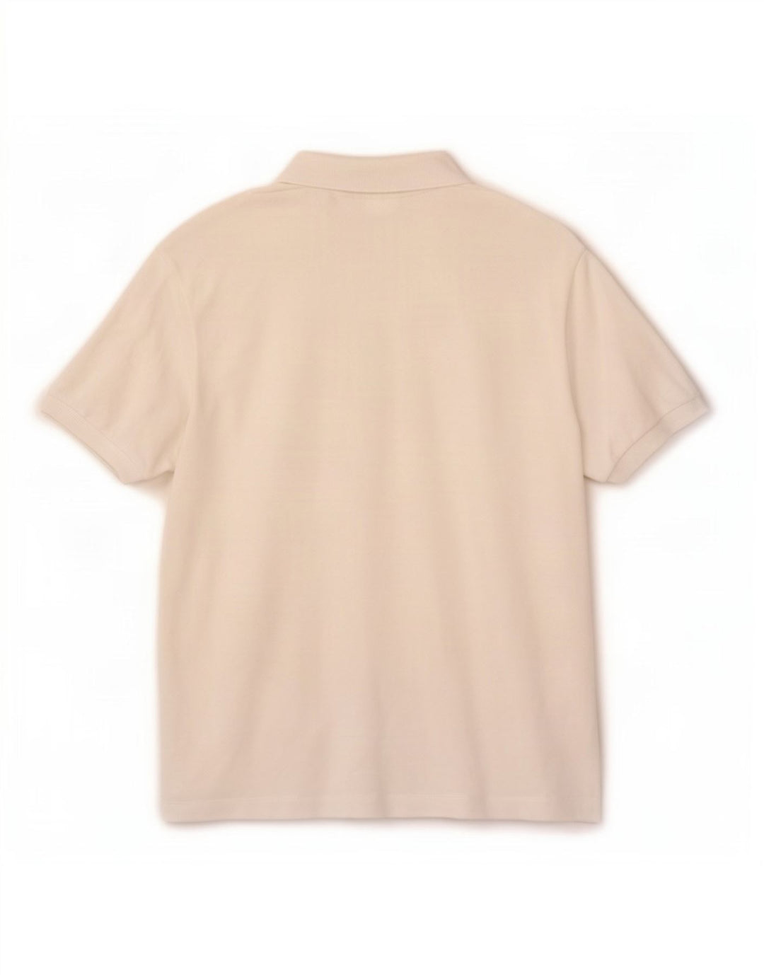Lacoste Herren-Poloshirt, Größe 3, klein, weiße Baumwolle