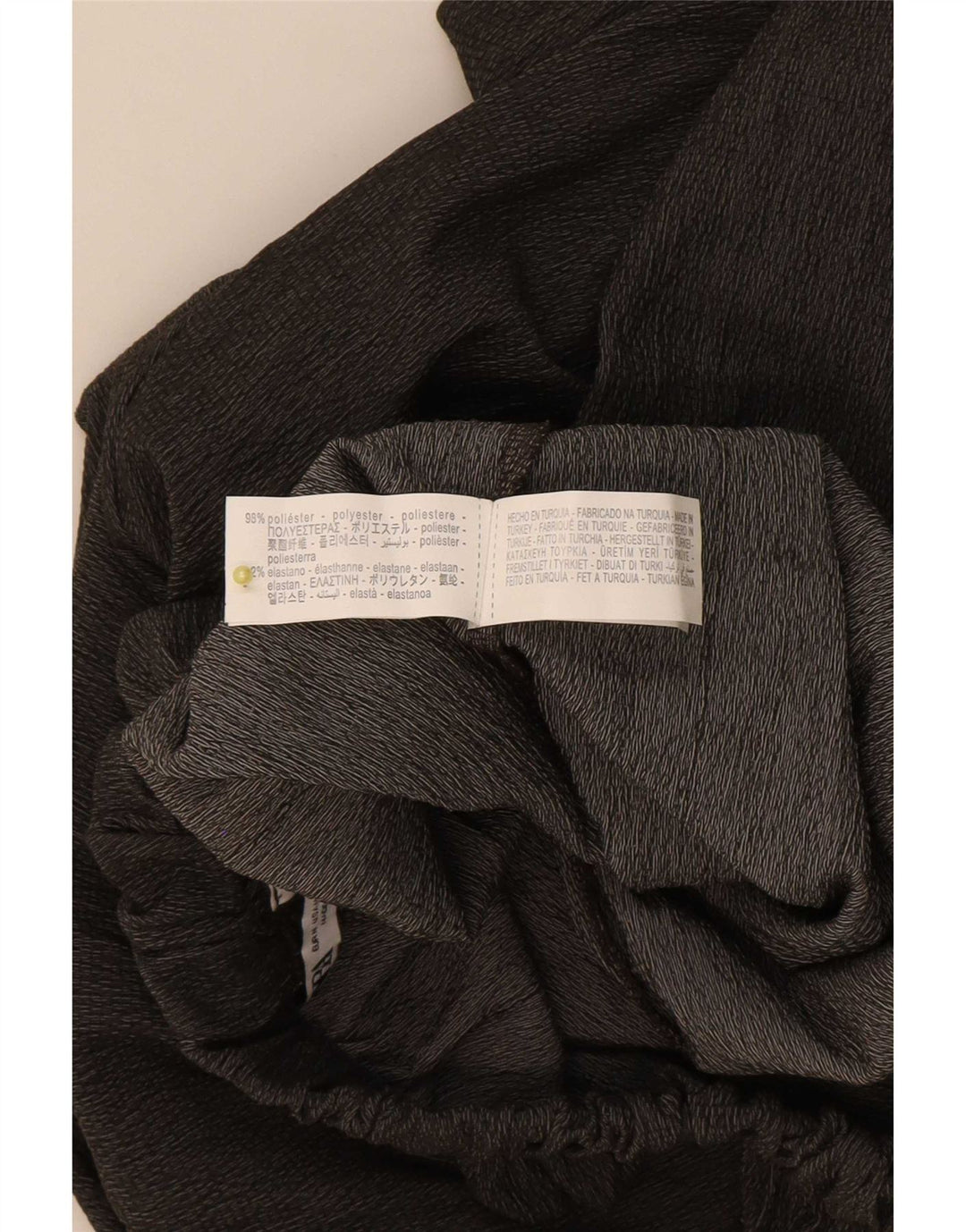 Zara Damen Haremshose Medium W28 L27 Grau Polyester