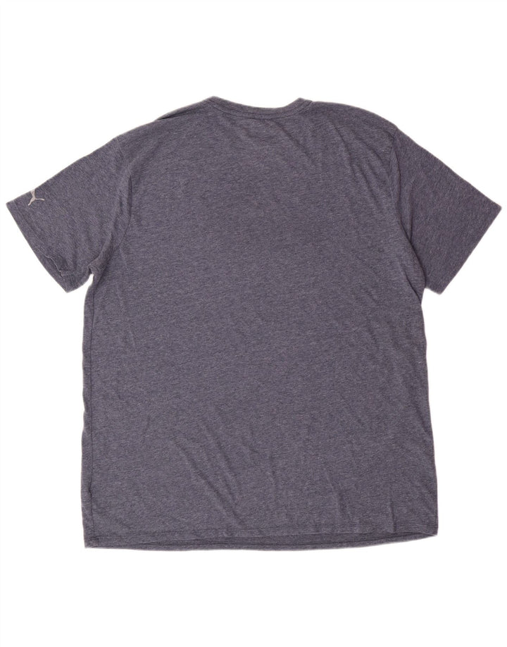 PUMA Herren Grafik T-Shirt Top XL Blau