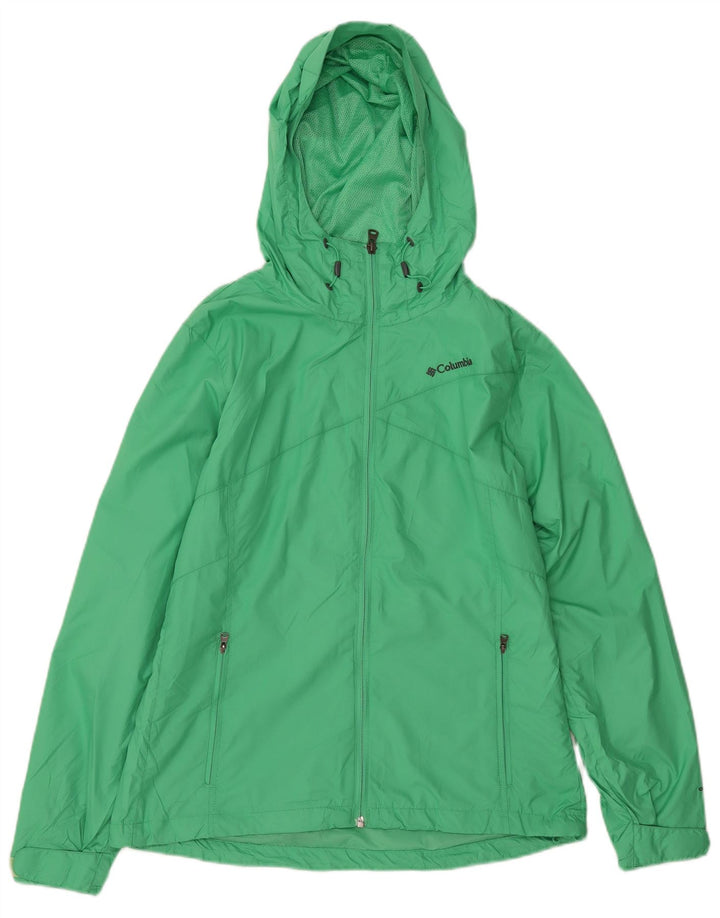 Columbia Damen-Regenjacke mit Kapuze, UK 14, mittelgrün, Polyester