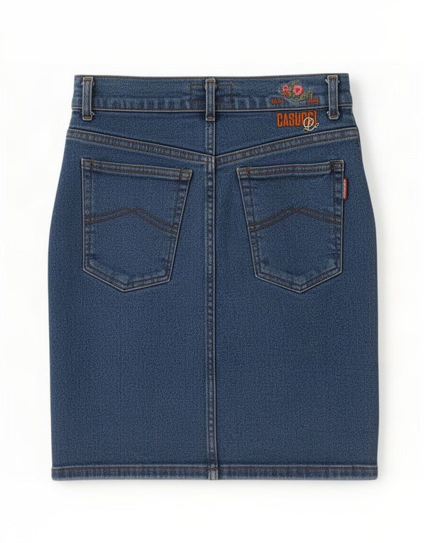 Casucci Damen Jeansrock IT 48 XL W28 Blau