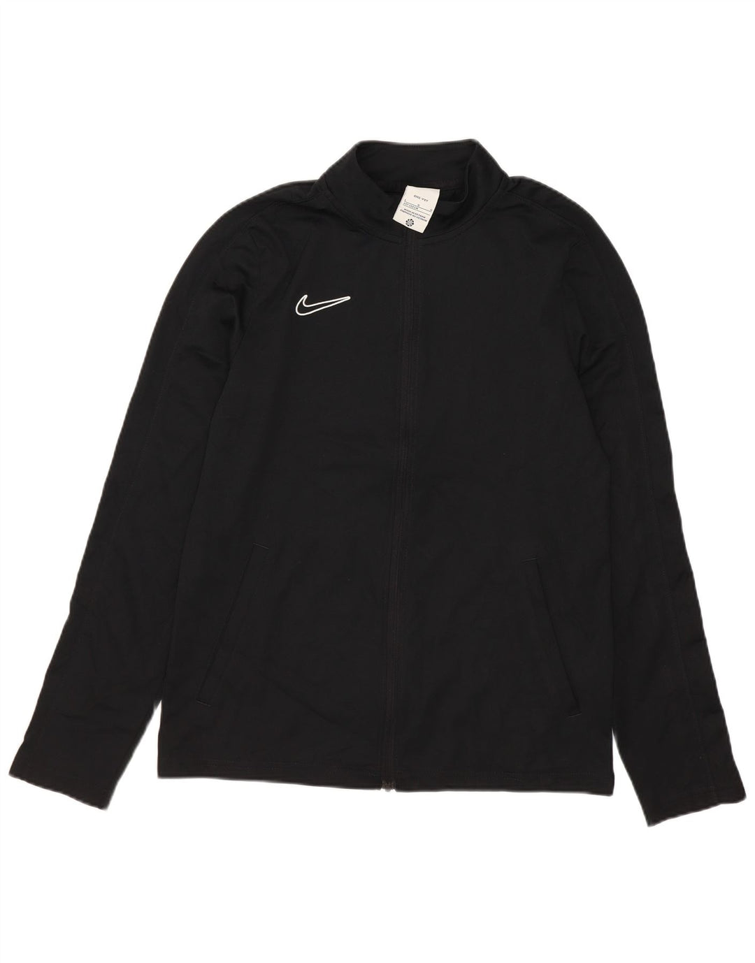 Nike Dri Fit Trainingsanzug-Oberteil für Jungen, 12–13 Jahre, Größe L, Schwarz, Polyester