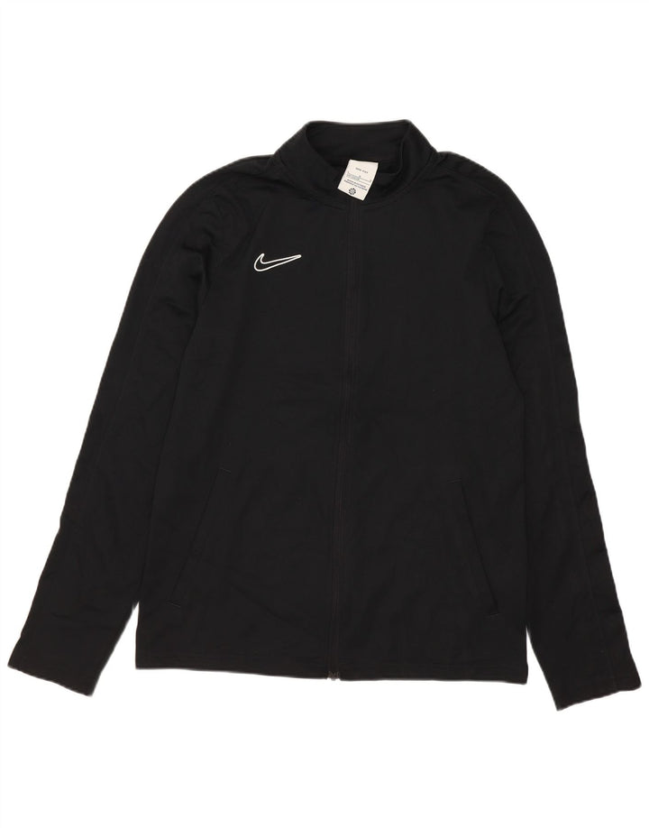 Nike Dri Fit Trainingsanzug-Oberteil für Jungen, 12–13 Jahre, Größe L, Schwarz, Polyester