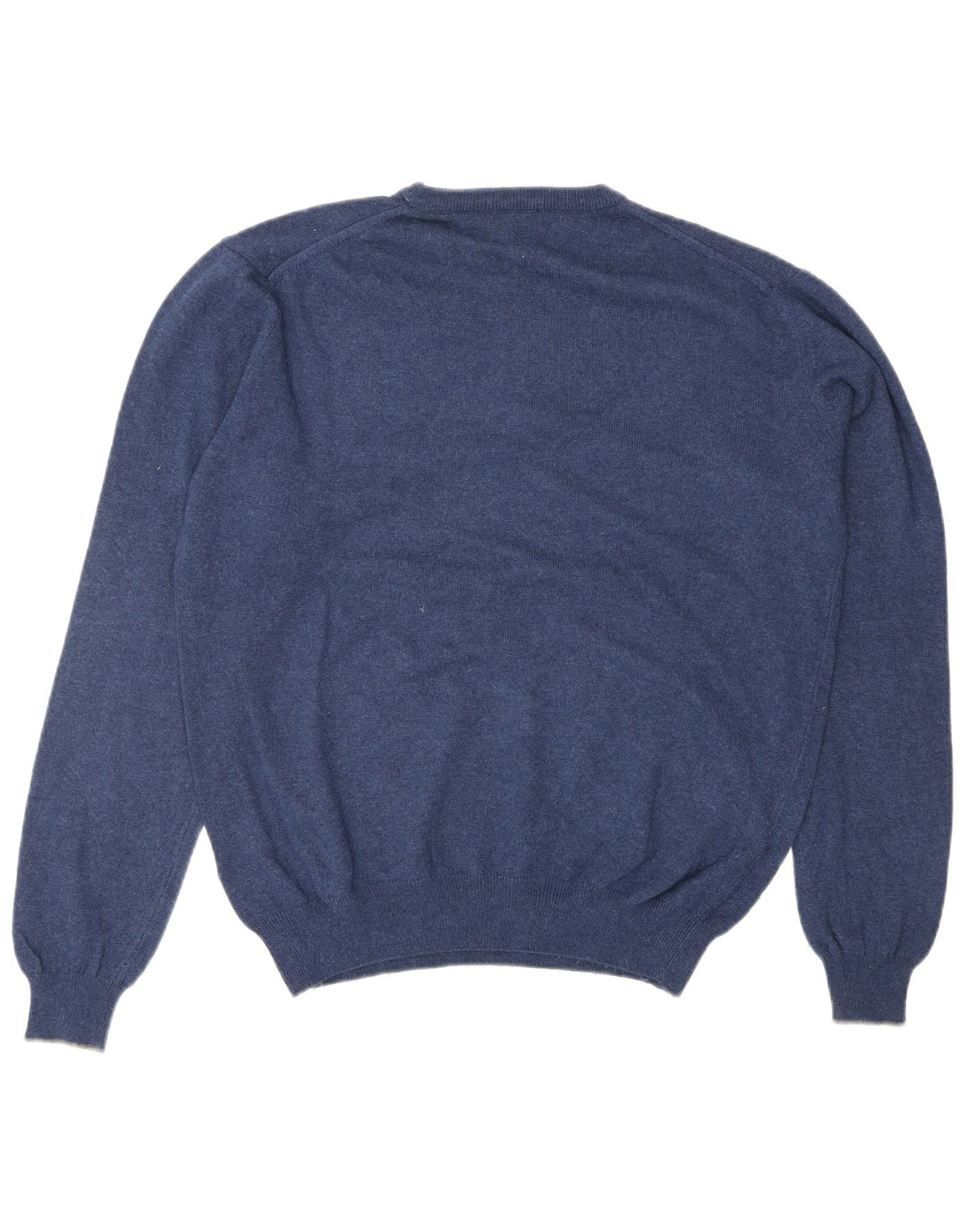 HENRY COTTONS Herren-Pullover mit Rundhalsausschnitt, mittlere marineblaue Wolle