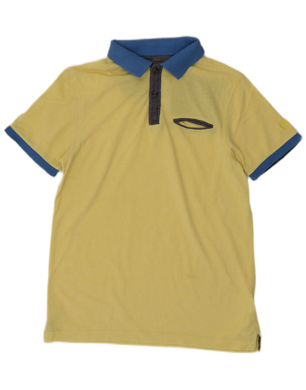 Timberland Slim Fit Poloshirt für Herren aus mittelgelber Colourblock-Baumwolle