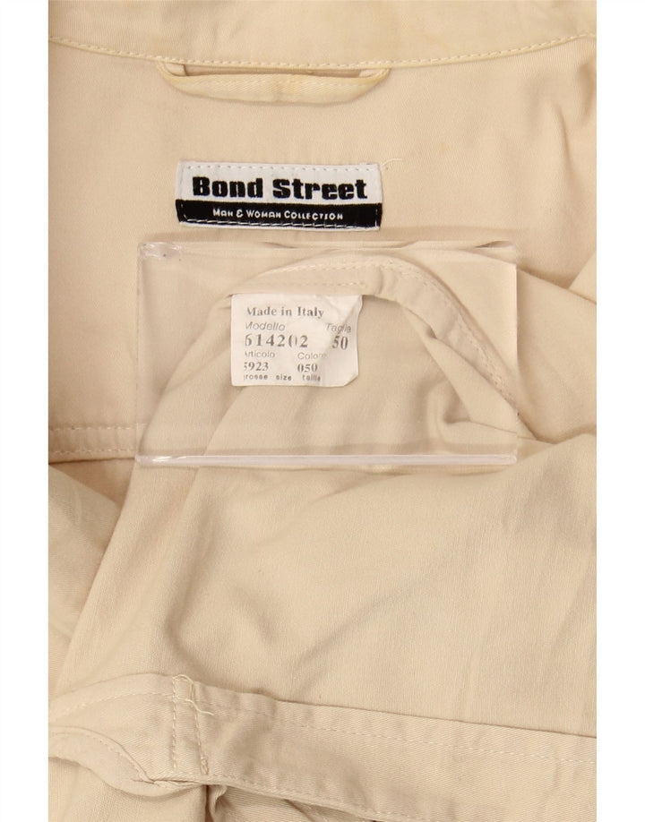 Bond Street Damen 5-Knopf-Blazerjacke IT 50 XL Beige Baumwolle