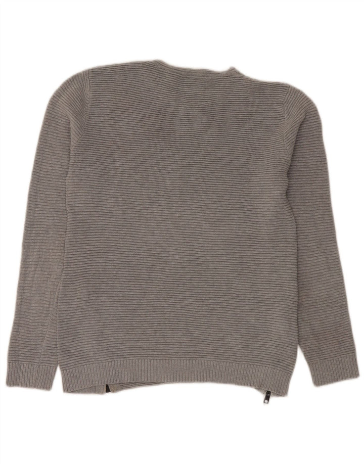 Zara Jungen-Pullover mit Rundhalsausschnitt, 11–12 Jahre, Grau