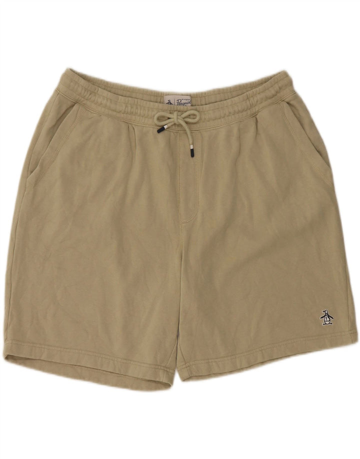 Penguin Herren Sportshorts XL Beige Baumwolle