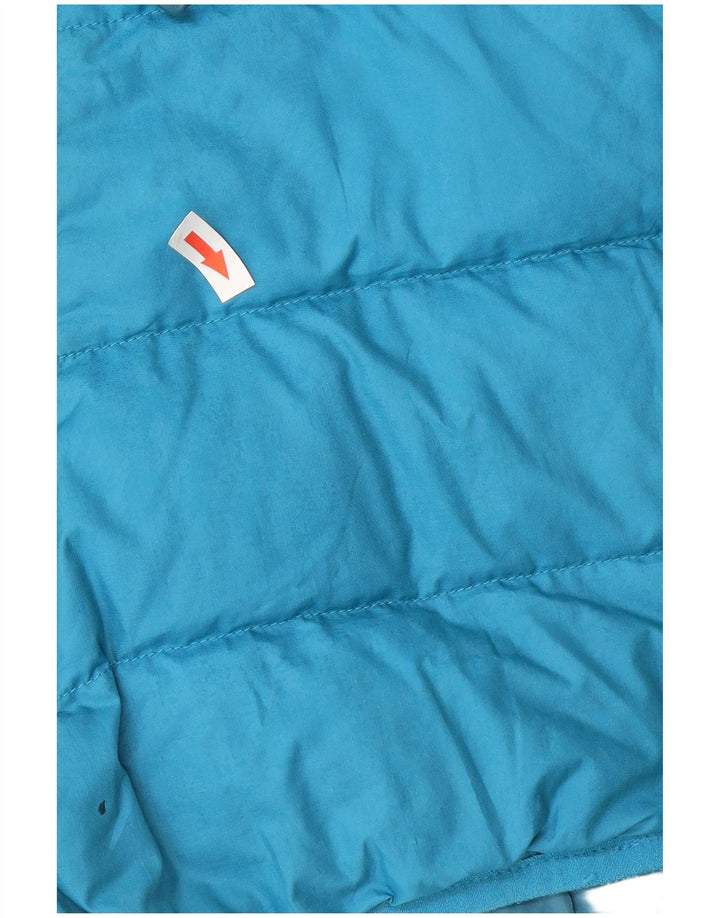 Jack Wolfskin Herren-Jacke mit Kapuze, gepolstert, Größe 40/42, groß, blau, Polyester