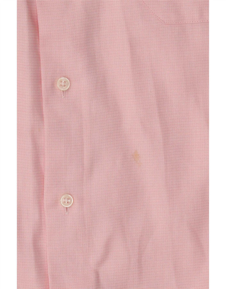 Balmain Herrenhemd Größe 41/42 Große rosa Baumwolle