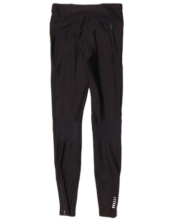 Under Armour Damen-Kompressionsleggings UK 10 Small Schwarz Polyester Sport