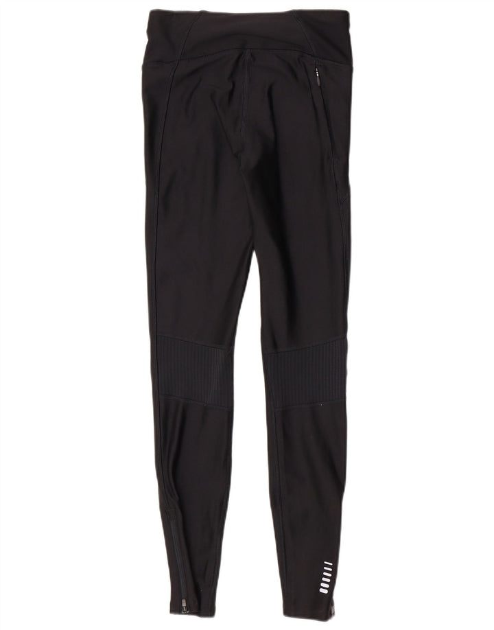 Under Armour Damen-Kompressionsleggings UK 10 Small Schwarz Polyester Sport