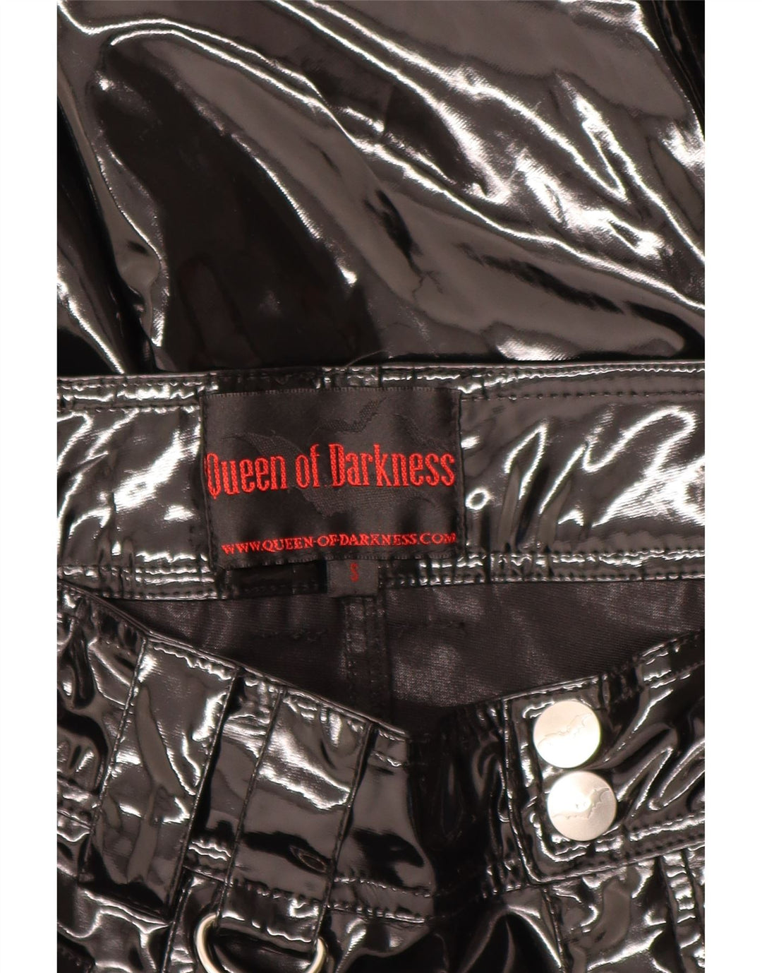 QUEEN OF DARKNESS Damen Maxi-A-Linien-Rock, Größe S, W28, Schwarz, Gothic