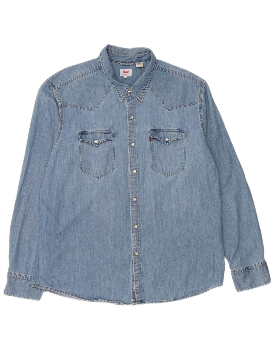 Levi's Herren-Jeanshemd 2XL aus blauer Baumwolle