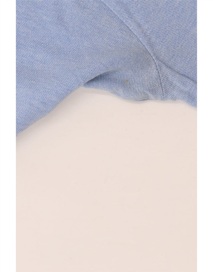Kappa Herren-Poloshirt aus mittelblauer Baumwolle