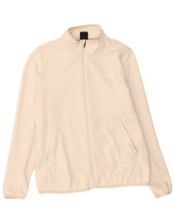 The North Face Damen-Trainingsanzug-Top-Jacke, UK 14, mittelbeigefarbenes Polyester