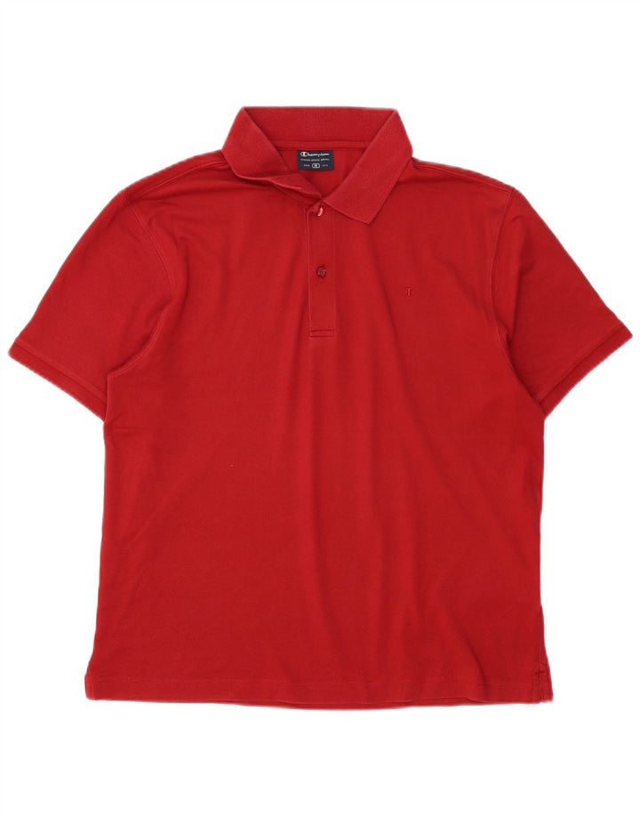 Champion Herren-Poloshirt aus mittelroter Baumwolle