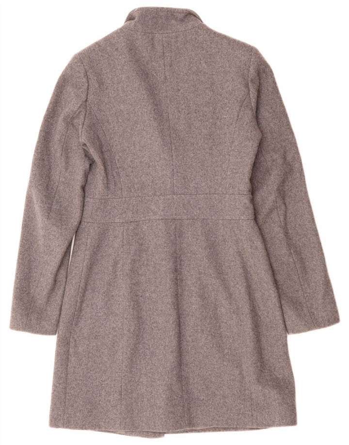 Benetton Damenmantel UK 8 Small Graue Wolle