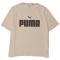 Puma Herren Grafik T-Shirt Top 2XL Weiße Baumwolle