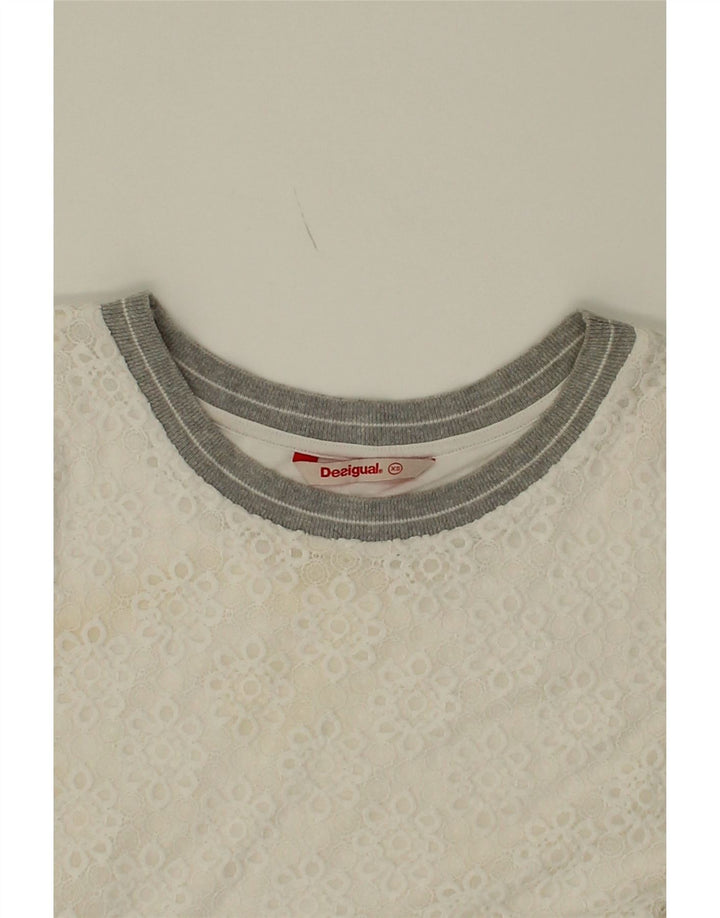 DESIGUAL Womens Sheath Dress UK 6 XS Grey Polyamide Vintage Desigual and Second-Hand Desigual from Messina Hembry 