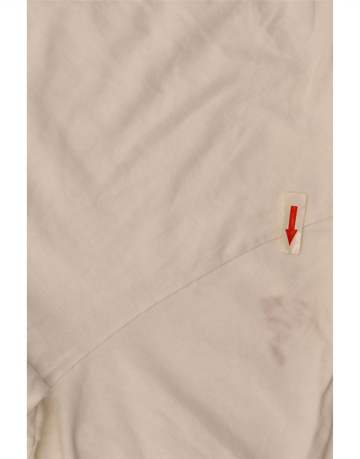 Hugo Boss Herren T-Shirt Top Small aus weißer Baumwolle